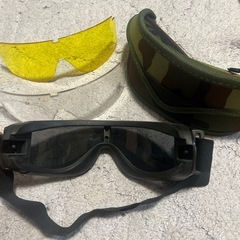 タクティカルゴーグル サバゲー ゴーグル 保護メガネ サバゲーゴーグル レンズの画像