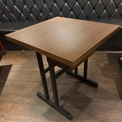 【2人掛け】レアな韓国テーブル　引き出し付き　ダイニングテーブル　飲食店の画像
