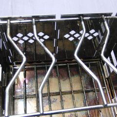 captainstag カマド スマートグリル B6型 3段調節可 マルチパネル付き キャンプ ソロ アウトドア キャプテンスタッグ 焚火台 コンロ 札幌 手稲  の画像