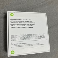 【新品・未使用】AirPods 第4世代（Apple純正）ノイズキャンセリング搭載✨沖縄市・北谷・那覇・宜野湾・浦添・うるま市受け渡しOKの画像