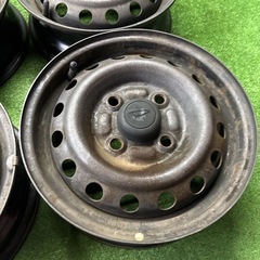ダイハツ純正　12インチ　スチールホイール　12×4J +40 PCD100 4H ハブ52 S51017005の画像