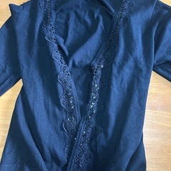 薄手のニット、羽織物の画像