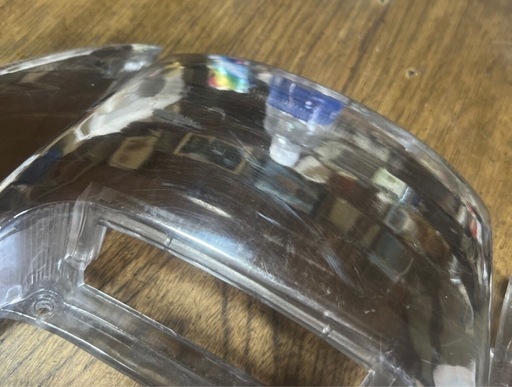 【オススメ！】【当時物】超激レア！！　ライブディオ　クリアーテール　ミラースモークテールレンズ　メッキ調　当時物　レア　希少　絶版部品