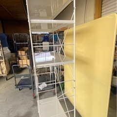 $ MUJI 無印良品　 スチールユニットシェルフ・スチール棚セット・大・ライトグレーの画像