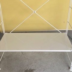 $ MUJI 無印良品　 スチールユニットシェルフ・スチール棚セット・大・ライトグレーの画像