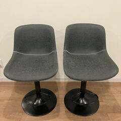 【美品】カウンターチェア 高さ調節可能 2脚セットの画像