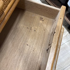 ラタンチェスト　シミあり　の画像