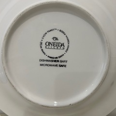 ONEIDA SNOW FAMILY プレート2枚 未使用 の画像