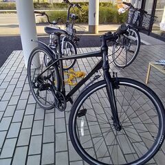 ★リユースのサカイつくば店★TK7153  NESTO  VACANZE クロスバイク  ブラック クリーニング済み 【リユースのサカイつくば店】の画像