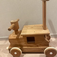 木製 手押し車 森の汽車ポッポ の画像