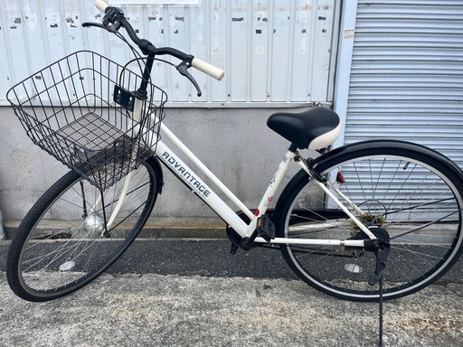 ⭐︎ドリーム2号館⭐︎  ADVANTAGE/27インチ自転車/白