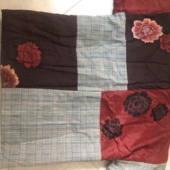 着物リメイク手作り　お洒落な半纏の画像