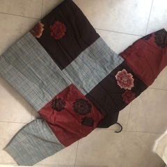 着物リメイク手作り　お洒落な半纏の画像