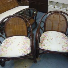 ID：237533　籐　応接4点セットの画像