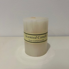 スノーマン クリスマスキャンドル ガラス製 未使用 Let it Snowの画像