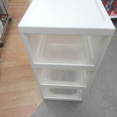 3段プラチェスト スリム 幅31cm 奥行40cm 高さ62cm 押入れ収納 衣類収納 箪笥 札幌 西岡店の画像