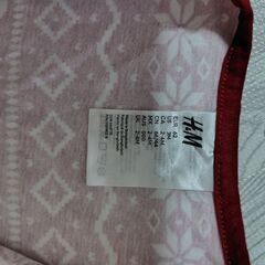 H&M ロンパース 雪の結晶 　赤 薄手 長袖 クリスマスの画像