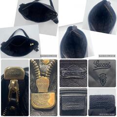 美品 GUCCI グッチ グッチシマ GG柄 ショルダーバッグ クロスボディ サコッシュ 肩掛け 斜め掛け レザー 本革 201446 A4収納可能 メンズ レディース ユニセックスの画像