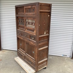 古民家家具　水屋　食器棚の画像