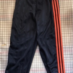 adidas CUMULATE　ジャージ上下セット 黒/オレンジの画像