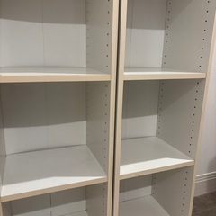 カラーボックス 3段 ホワイト 2個セットの画像