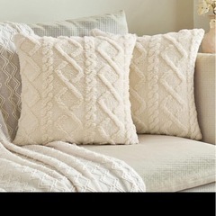 新品 クッションカバー45×45の画像