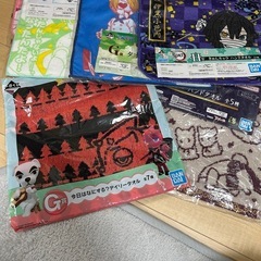 キャラクターハンドタオル11枚セットの画像