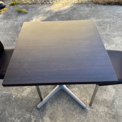 【幅70奥行き70高さ70】テーブル　チェア　セット　オフィス　事務　事務所　応接の画像