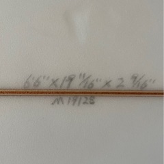 6’6ミッドレングスサーフボードの画像