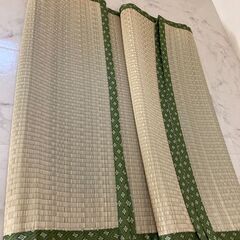 【超美品】日本製・いぐさ上敷き 江戸間2畳の画像