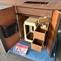 ミシン台 作業台 足踏み式ミシン  DIYの画像