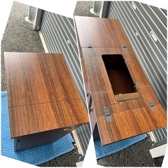 ミシン台 作業台 足踏み式ミシン  DIYの画像