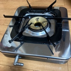 美品　リンナイ業務用一口ガスコンロ(都市ガス用)  RSB-150PJ  リンナイガスコンロ　ホース付きの画像