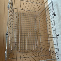 ステンレス製　カゴの画像