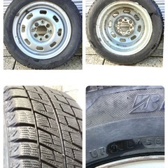 ブリヂストン　BLIZZAK REVO2  155/65R13 73Q マルチホイール　スタッドレスの画像