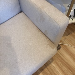 【値下げ】オットマン付きソファの画像