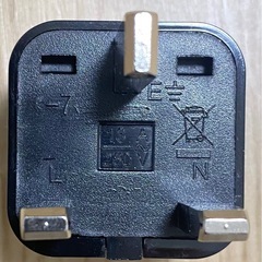 変換プラグ　BF型　黒色の画像