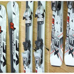 152cm ゼビオ カービングスキー XERES CROSS CARVE X9 スキー板 ビンディング付き 2点セット 札幌市 清田区 平岡の画像