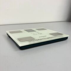 stp-3515　パナソニック　体組成計　EW-FA13　ヘルスメーター　電池式　デジタル　体重計　ボディスケール　クリーム色　ガラス天板の画像