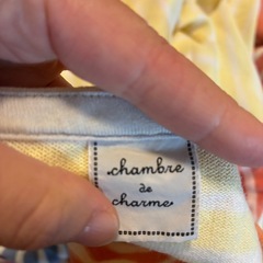 カラフルボーダー　トップスの画像