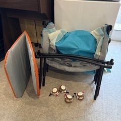 ベビーベッド　組み立て式の画像