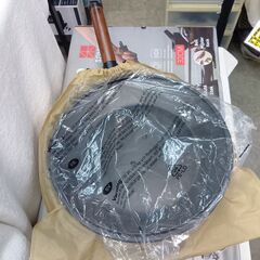 海外・日本製品のサルベージ品　サンホ　鉄製深型フライパン　32㎝の画像