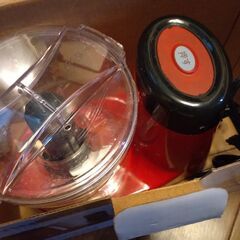 TWINBIRD Cooking Chopper KC-4624 レッド　野菜みじん切り器の画像