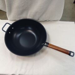 海外・日本製品のサルベージ品　サンホ　鉄製深型フライパン　32㎝の画像