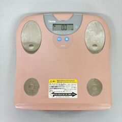 stp-3520　タニタ　脂肪計付き　ヘルスメーター　TBF-603 電池式　体重計　ピンク　体脂肪率　生活習慣病予防　個人データ2人分　健康管理の画像