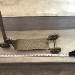 昭和レトロ　キックスケーター　オブジェの画像