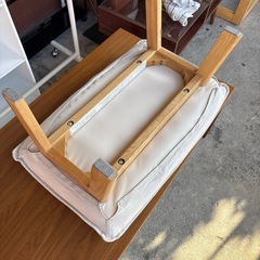 【無印】【良品計画】【ハイバックリクライニングソファ用オットマン】クリーニング済み【管理番号10411】町の画像