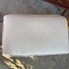 【無印】【良品計画】【ハイバックリクライニングソファ用オットマン】クリーニング済み【管理番号10411】町の画像