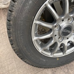 軽バンスタッドレスタイヤ&ホイル付きの画像