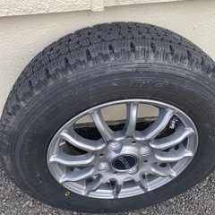 軽バンスタッドレスタイヤ&ホイル付きの画像